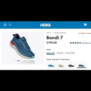 Hoka Bondi 7 Mens Shoes